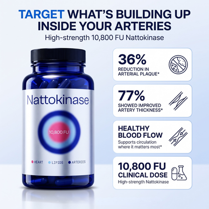 10,800FU Nattokinase - Most Powerful Cardiovascular Protocol