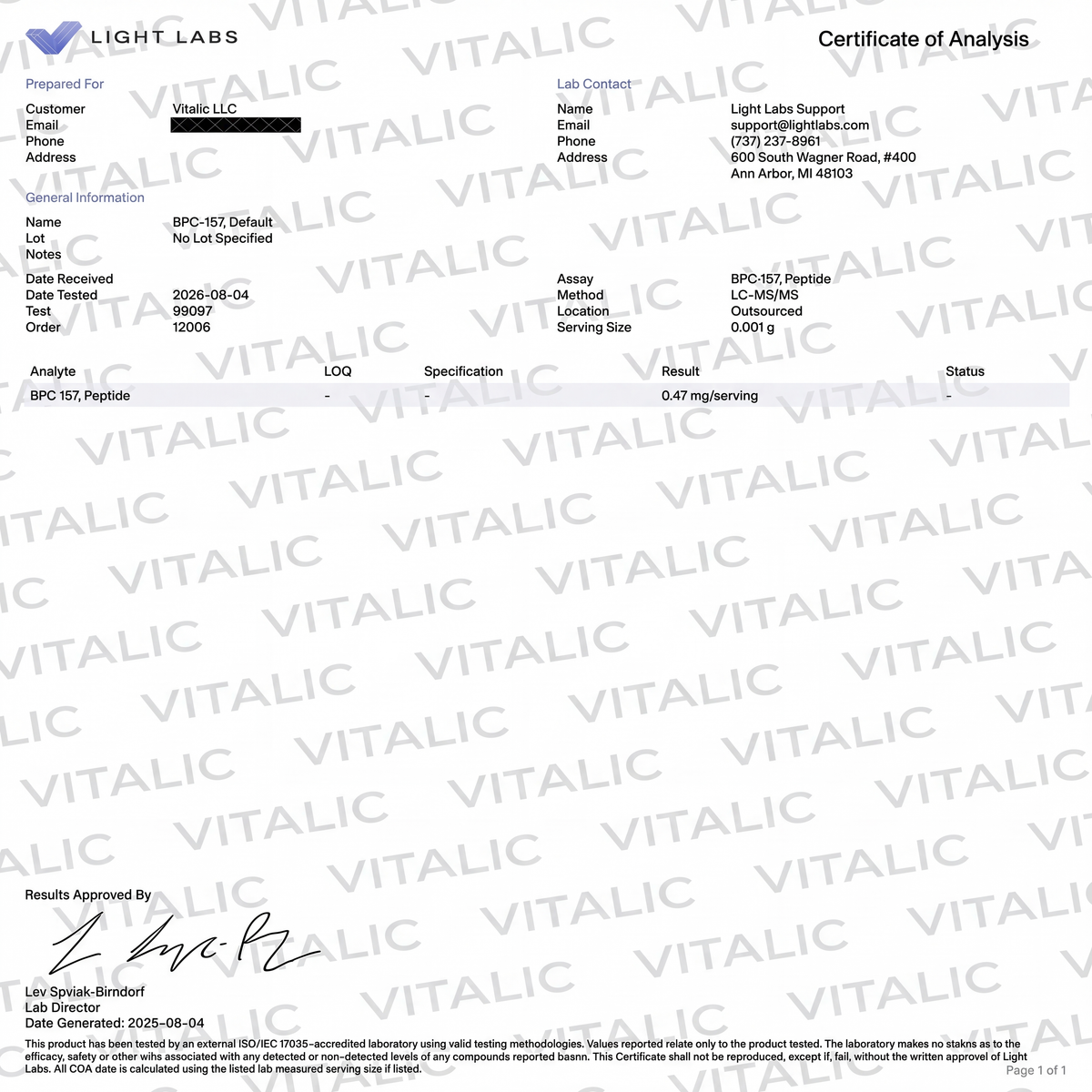 Body Protection Compound - bpc